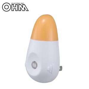 オーム電機 OHM LEDナイトライト 充電式 明暗センサー...