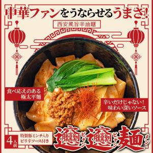 中華麺 ビャンビャン麺 4食セット