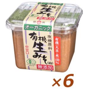 マルマン 有機生みそ 白 500g×6個