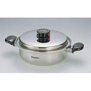 無水調理 ピナクルII IH対応 浅型両手鍋24cm : 新潟いいもの