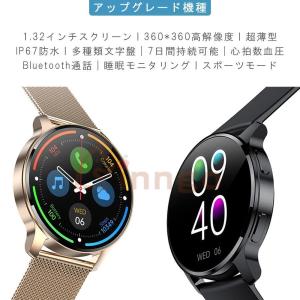 スマートウォッチ 女性 24時間健康管理 血圧...の詳細画像1