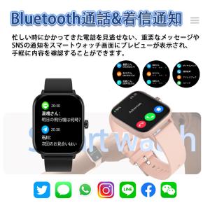 スマートウォッチ 血圧/糖測定 血中酸素 心拍...の詳細画像3