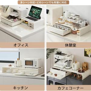家電下収納 キッチン レンジ台 電子レンジ下ラ...の詳細画像5