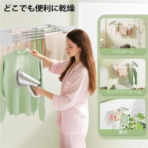 壁掛け式物干しラック 折りたたみ式 洗濯物干し...の詳細画像4