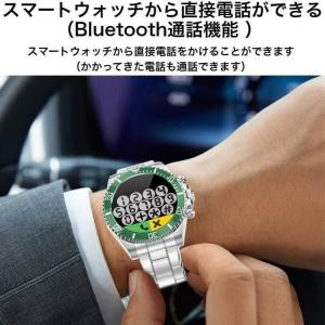 スマートウォッチ 日本製センサー 通話可能 血...の詳細画像2