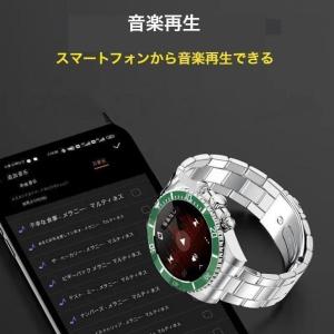 スマートウォッチ 日本製センサー 通話可能 血...の詳細画像5