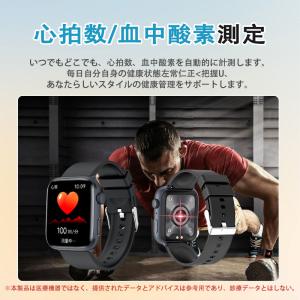 スマートウォッチ 医療レベルHRV 日本製セン...の詳細画像4