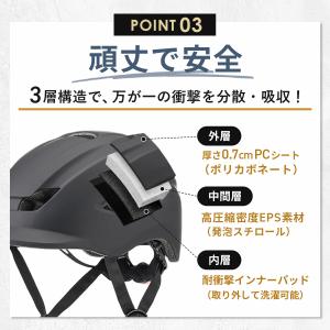 ヘルメット 自転車 小学生 中学生 高校生 通...の詳細画像4