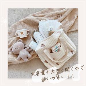 マザーズバッグ 大容量 トート 軽量 キルトバ...の詳細画像3
