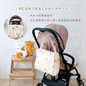 マザーズバッグ 大容量 トート 軽量 キルトバ...の詳細画像4