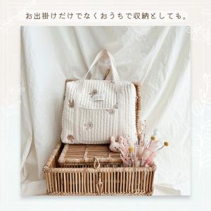 マザーズバッグ 大容量 トート 軽量 キルトバ...の詳細画像5