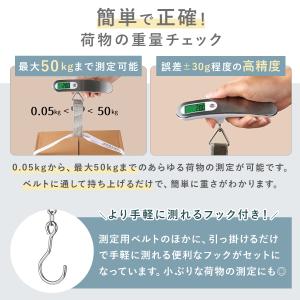 ラゲッジスケール デジタルスケール 吊り下げ式...の詳細画像4