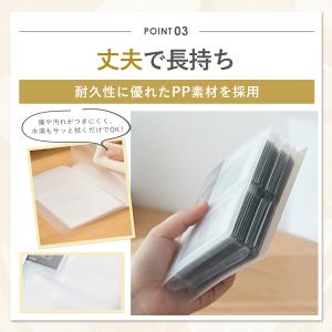 チェキアルバム 大容量 ファイル フォトアルバ...の詳細画像4