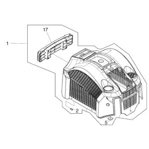 マキタ makita エアコンプレッサ AC500XL 用 操作パネル 141D55 マキタ makita エアコンプレッサ AC500XL 用 操作パネル 141D55