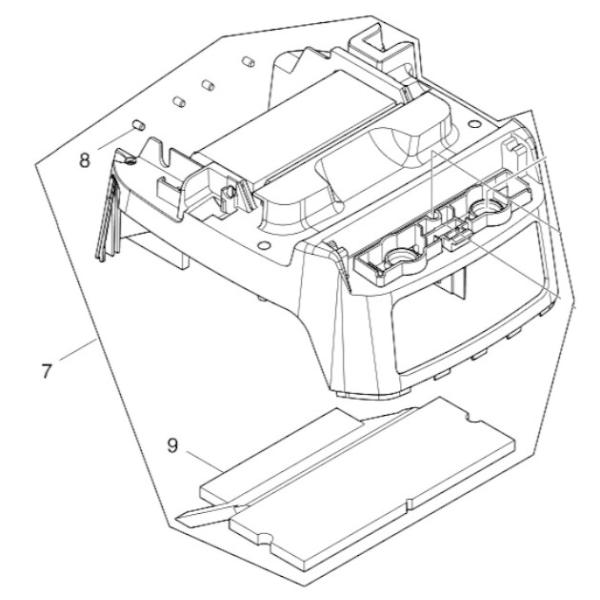 マキタ makita 充電式集じん機 VC867DZ 用 カウリングコンプリート 144973-8 ...