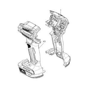 マキタ makita 18V 充電式 インパクト ドライバ TD172DGXFY 用