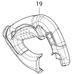 マキタ makita 高圧エア釘打 AN636H 用 フックアッセンブリ 136024-1