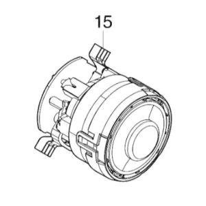 マキタ makita 18V 充電式 クリーナ CL286FDRF 用 モータ アッセンブリ 629...