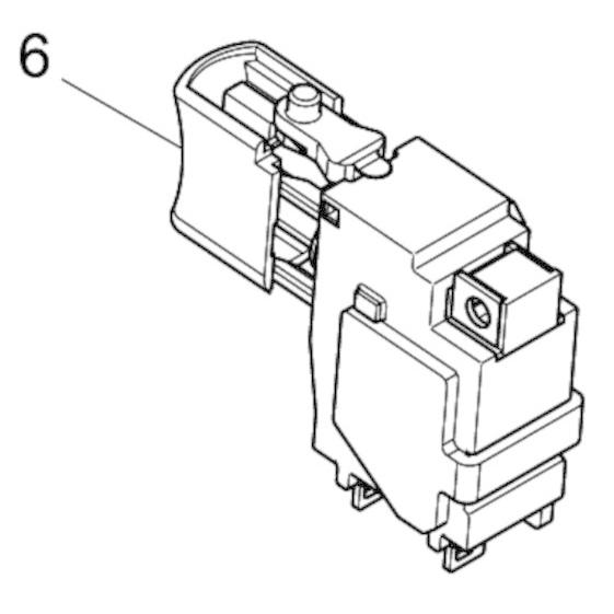 マキタ makita 14.4V 充電式インパクトドライバ TD138DZ 用 スイッチ TG573...