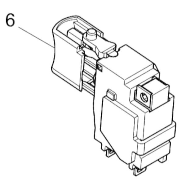 マキタ makita 18V 充電式 インパクトドライバ TD149DZ 用 スイッチＴＧ５７３ＦＳ...