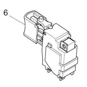 マキタ makita 18V 充電式 インパクトドライバ TD149DRFX 用 スイッチ ＴＧ５７...