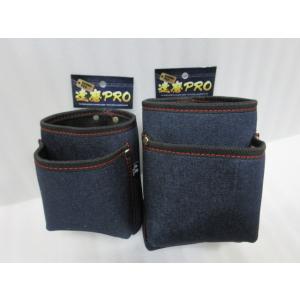 だるま 達磨 PRO デニム ビス袋A DJK-06 腰袋 ビス 袋 釘袋 釘 くぎ