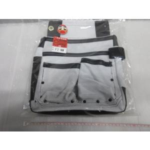 だるま 床皮釘袋 F-2NW 黒 釘袋 腰袋 ...の詳細画像5