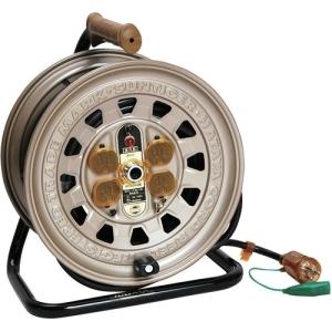日動 屋内用 100V 一般型 ドラム コードリール VCT2.0×3芯×50m 15A
