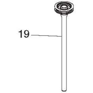 MAX マックス 高圧コイルネイラ HN-75N4(D)-R 用 メインピストンユニット No.19 (HN70330) 大工 建築 建設 造作 釘打機 修理 部品 パーツ