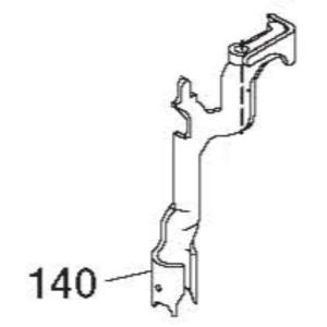 MAX マックス 高圧コイルネイラ HN-75N4(D)-R 用 No.140 コンタクトアームBユニット (HN70332) 大工 建築 造作 釘打機 修理 部品 パーツ