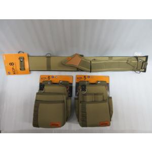 HIRO 日本製 高級本革 ヌバック 鋲止仮枠袋 HNB-50 腰袋 釘袋 ツール