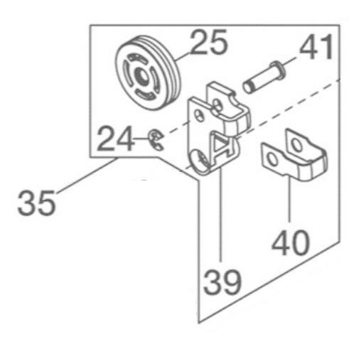 MAX マックス 14.4V 鉄筋 結束機 RB-440T 用 No.35 リリースレバーAASSY...