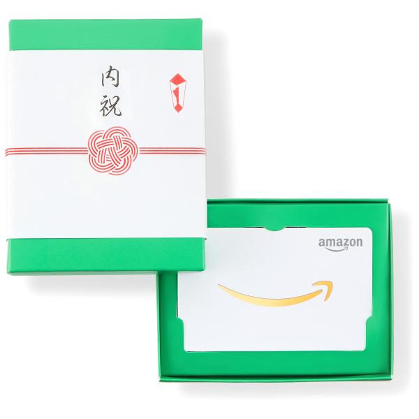 Amazonギフトカード ボックスタイプ - 金額指定可(ミニボックス 梅結び(若竹色))
