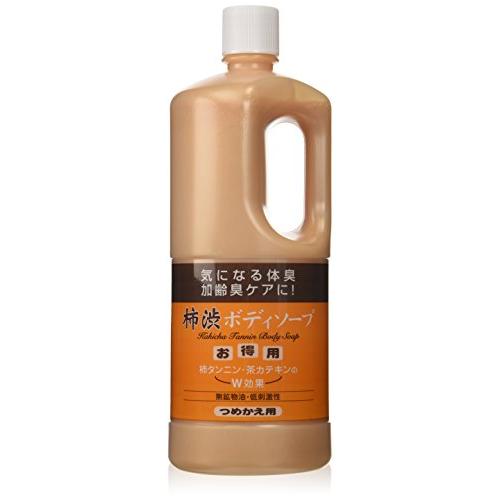 アズマ商事の柿渋ボディーソープ 詰め替え用エコボトル１０００ｍｌ