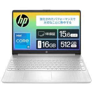 HP ノートパソコン HP 15s-fq5000 15.6インチ インテル Core i5-1235U 16GBメモリ 512GB SSD フル｜iinos