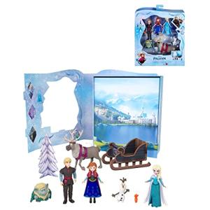 マテル(MATTEL)ディズニー（Disney）/アナと雪の女王（Frozen） クラシックストーリーブック（ミニドール）【着せ替え人形・プレイ｜iinos Yahoo!店