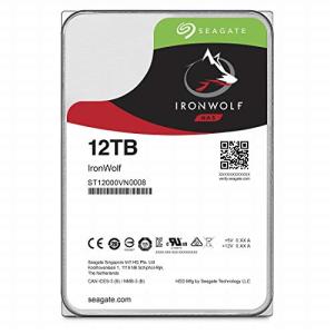 シーゲイト(SEAGATE) IronWolf 3.5 データ復旧3年付 12TB 内蔵HDD(CMR) 3年保証 256MB 7200rpm
