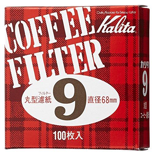 カリタ Kalita コーヒーフィルター モカエキスプレス用 #9 丸形濾紙 68mm 100枚入り...