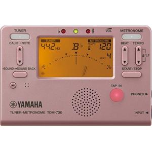 ヤマハ YAMAHA チューナーメトロノーム TDM-700P チューナーとメトロノームが同時に使えるデュアル機能搭載 サウンドバック機能 日常｜iinos