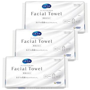 【まとめ買い】シルコット フェイシャルタオル Facial Towel 素肌おもい 40枚 フェイスタオル フェイスペーパー クレンジングタオル｜iinos