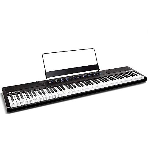 Alesis 電子ピアノ 88鍵盤 初心者向け電子ピアノ スピーカー搭載 譜面台付き フルサイズ・セ...