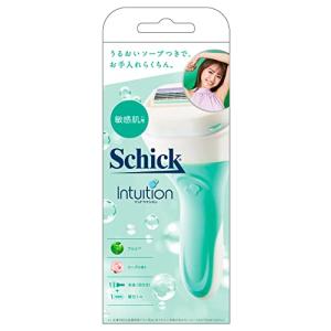 Schick(シック) イントゥイション 敏感肌用 ホルダー(刃付き+替刃1コ)カミソリ 女性 グリーン｜iinos Yahoo!店