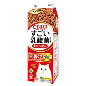 CIAO (チャオ) すごい乳酸菌クランキー 牛乳パック まぐろ節味 400g｜iinos