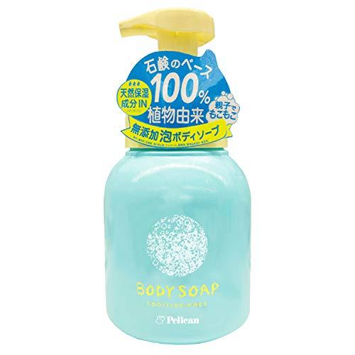 ペリカン石鹸 無添加 泡ボディソープ 500ミリリットル (x 1)