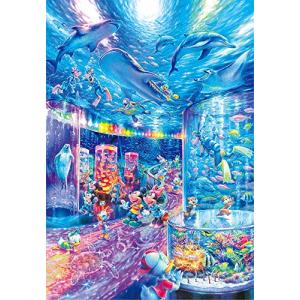 1000ピース ジグソーパズル ディズニー ナイトアクアリウム【光るパズル】(51x73.5cm)｜iinos