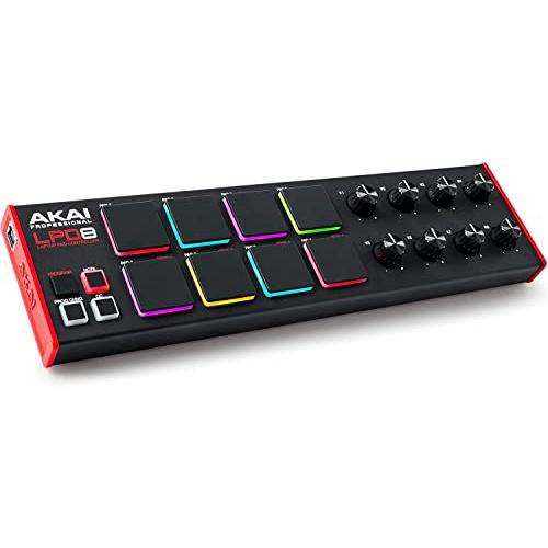 Akai Professional USB MIDIパッドコントローラー MPCドラムパッドx 8 ...