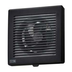 バクマ工業 BEAR 強制排気用 パイプファン KP-08D-BK ブラック 連結