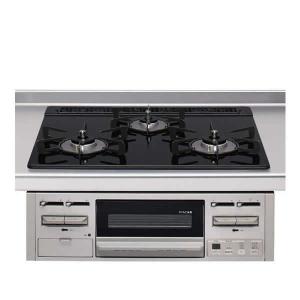 ビルトインコンロ 水無両面焼 ガラストップ 都市ガス クリナップ クリナップ ○クリナップ ガスコンロ【ZGFVK6R22USK-E】ガラストップ