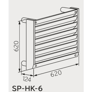 日立（HITACHI） エアコン 据付部材【SP-SG-6】風雪ガード〔DI
