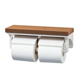 LIXIL（リクシル） [CF-AA64KU_LD] 棚付2連 紙巻器 トイレットペーパー